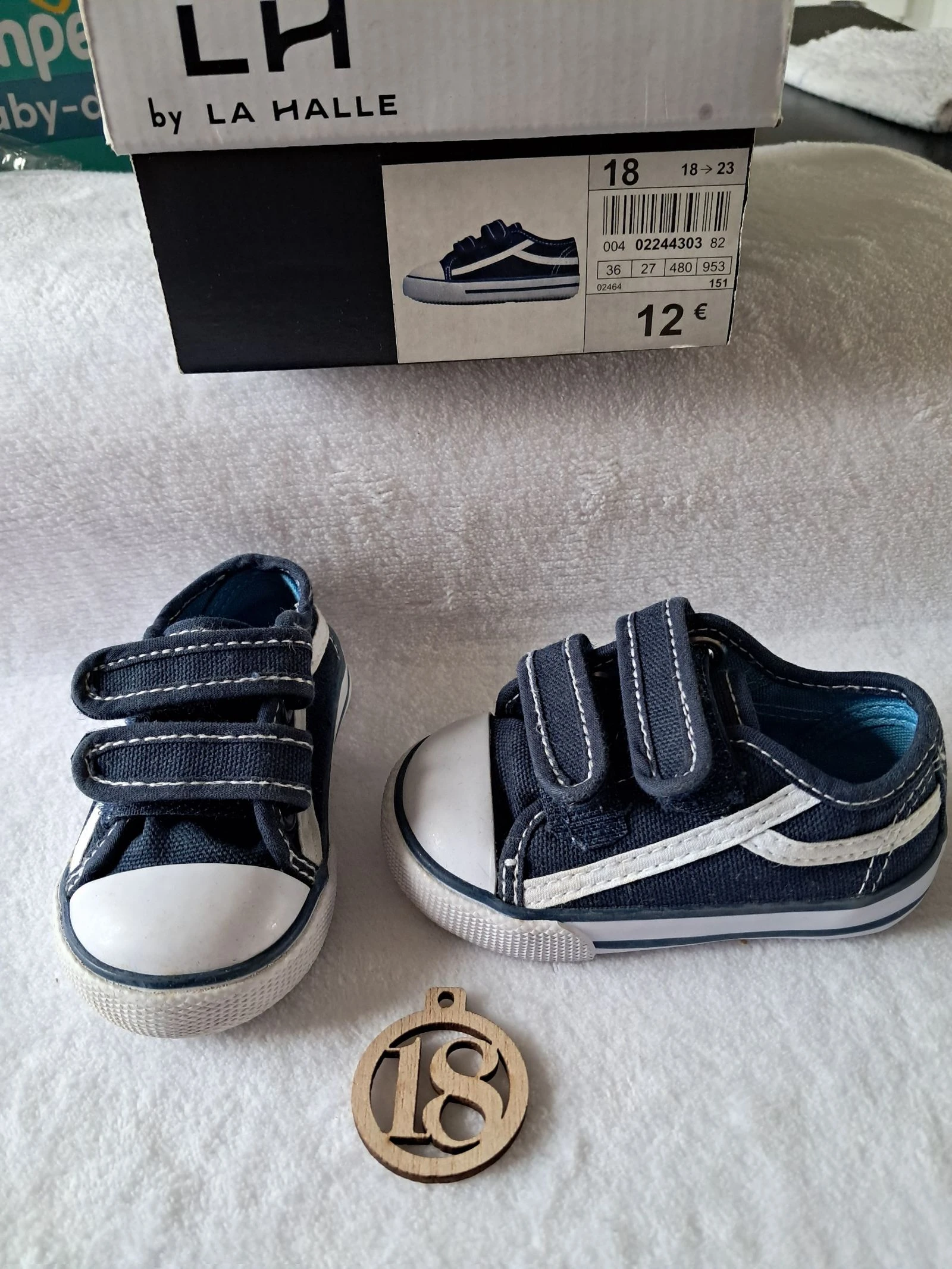 Blue tennis sneakers size 18 – photo 2